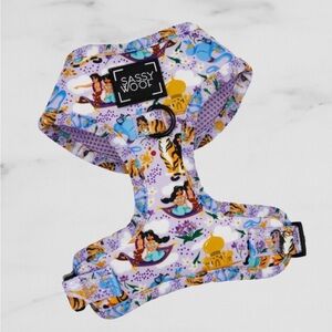 Sassy Woof Disney Jasmine Pattern Dog Harness